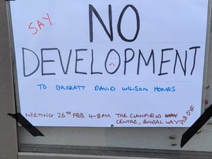 People fight back against Chalton Lane housing plans in Clanfield