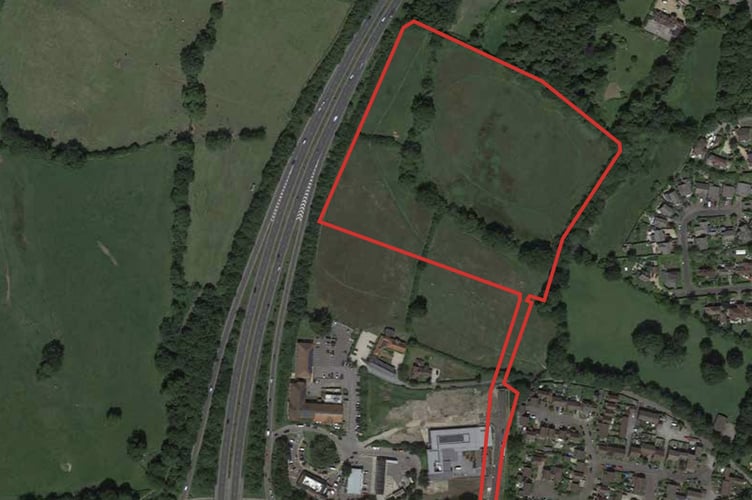 Buckmore Farm, 85 homes proposal, where the homes would be located