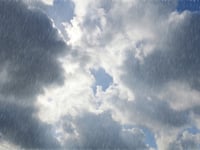 Patchy rain early, clearing for a sunny day, warmer tomorrow