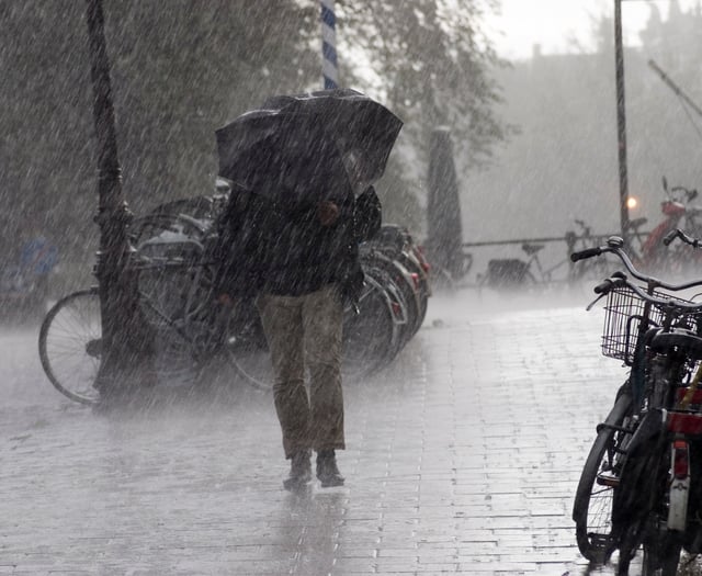 Heavy rain continues today with patchy showers tomorrow