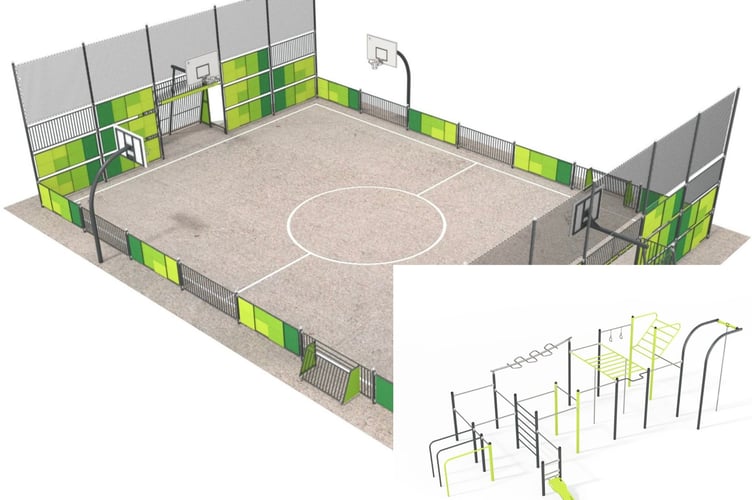Design ideas for the recreation facilities at Horndean Jubilee Park, 2025