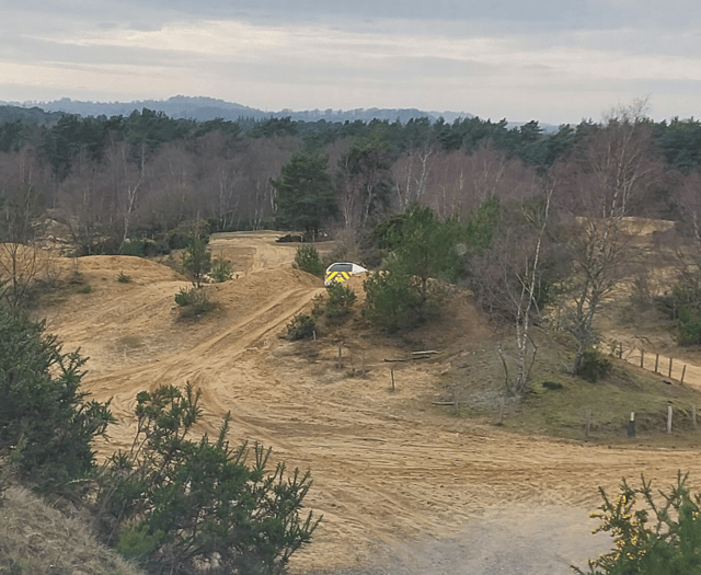 Police investigate quad bikes and motorcycles on military land
