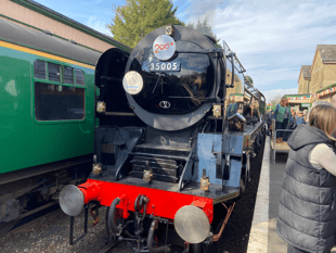 Historic Southern Railway locomotive makes Watercress Line debut