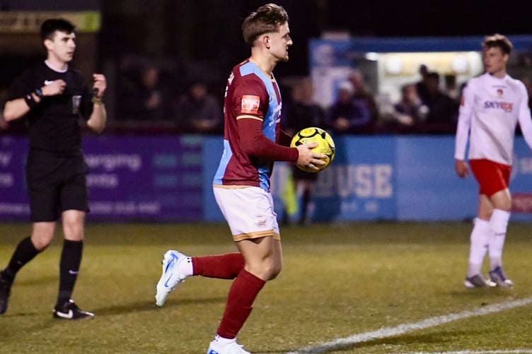 Owen Dean scored Farnham's first goal