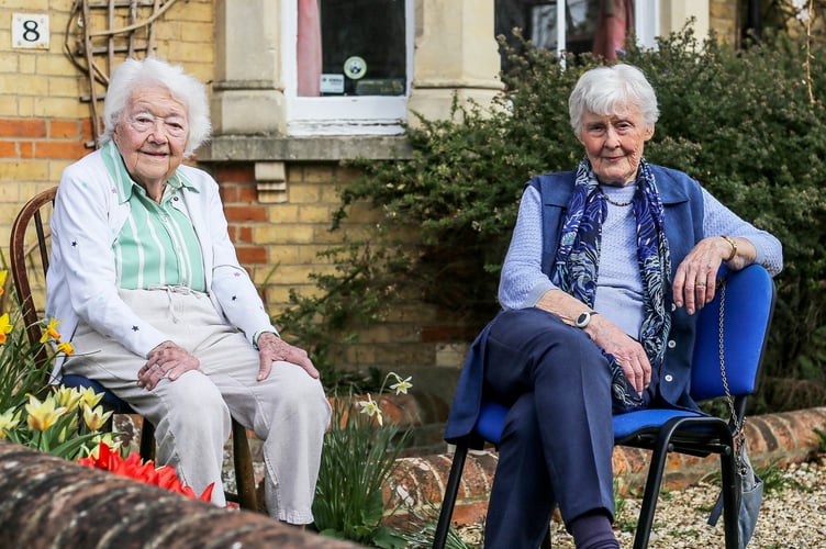 Anne Wallace-Hadrill (L) and Josie Church in their homes in Oxford, Oxfordshire on March 26 2025. The friends are neighbours and will celebrate their 101st birthday on the 1st April. Release date â March 28, 2025. Two next door neighbours are both celebrating - their 101st birthdays. Josie Church and Anne Wallace-Hadrill have lived side-by-side in Oxford since the 1980s. The great-grans share something else in common - the same birthday after being born on the same day in 1924.