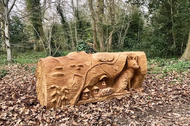 Hidden art: Discover wooden sculptures along Catherington Lith walk