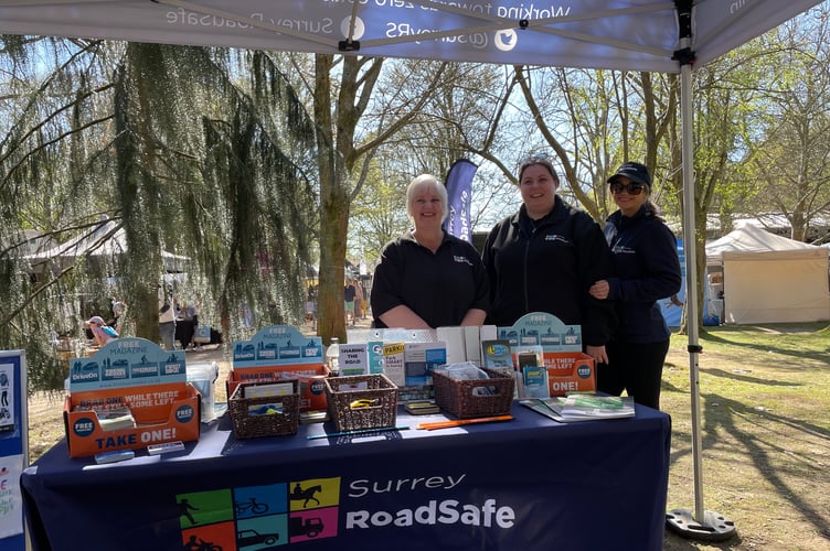 The Surrey Road Safe team at the Surrey Hills Spring Fair 2025.