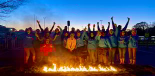 WATCH: Trailblazers walk on fire to support FitzRoy charity 