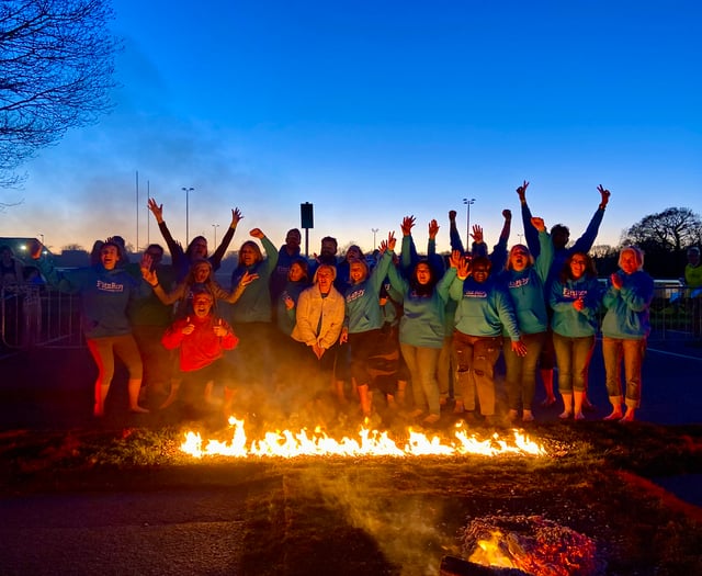 WATCH: Trailblazers walk on fire to support FitzRoy charity 