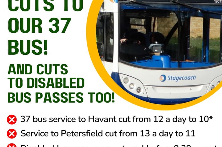There is an ongoing campaign from residents to improve the 37 bus between Petersfield and Havant