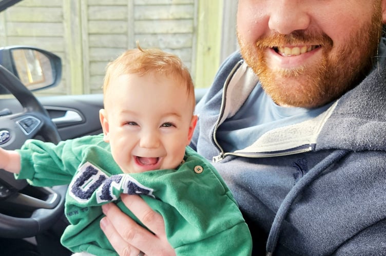 Benji Sandham with dad Adam.  A baby born at just 26 weeks who was the same size as his soft toy has made a miracle recovery - and now dwarfs his beloved bunny.  Little Benji Sandham, now 11 months old, weighed just 1lbs 14oz when he was born 14 weeks early on April 17, 2024. Benji had to have an emergency surgery at two days old to repair a hole in his bladder and spent 10 weeks in hospital, gaining his strength.   But his parents, Laura Nelson, 35, and Adam Sandham, 30, had to rush him back to hospital at four months old when his legs turned purple and his blood pressure shot up.  Investigative tests later diagnosed Benji with cerebral palsy and he is undergoing physiotherapy to help give him the best chance at mobility.  The tiny tot is still the same size as a three-month-old but is "relaxed" and "happy" and still loves his soft toy bunny. 