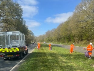 East Hampshire crews' A31 clear-up success