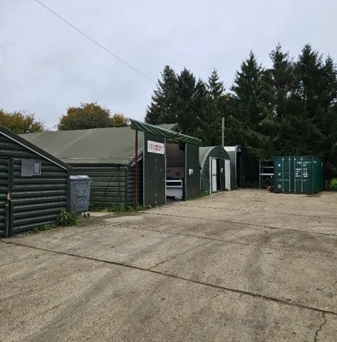 The industrial units to be demolished