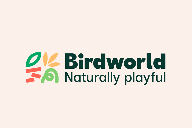 Birdworld's new logo, part of its multi-million pound revamp.