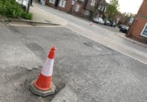 Cone-tract fulfilled? No missing these potholes in Petersfield town centre