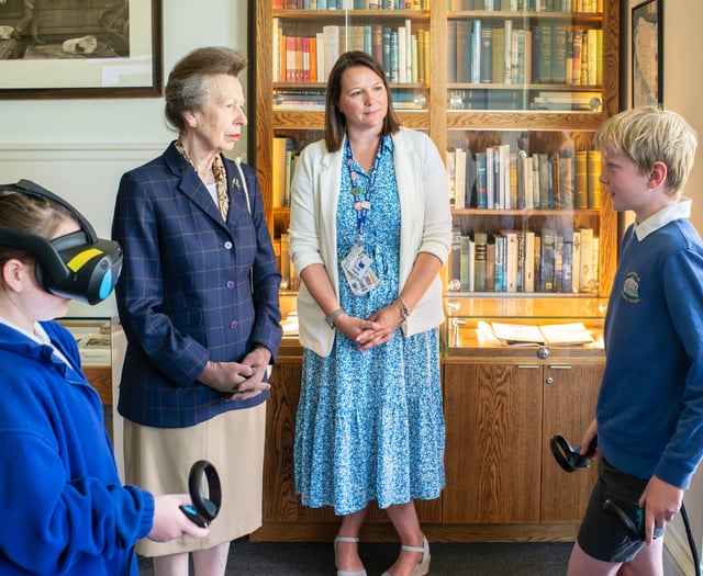 Selborne welcomes royalty as Princess Anne given Antarctic lesson