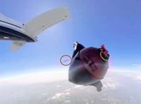 WATCH: Hampshire skydiver's phone survives 14,000ft drop from plane