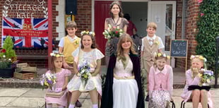 Royal turnout as Tilly crowned May Queen of Oakhanger
