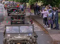 Chance to view the final journey of vintage military convoy