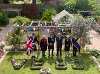 WATCH: Care home residents celebrate VE Day with British Legion visit