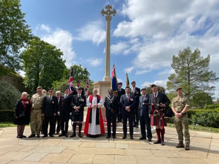 WATCH: Farnham honours war heroes at VE Day wreath-laying ceremony