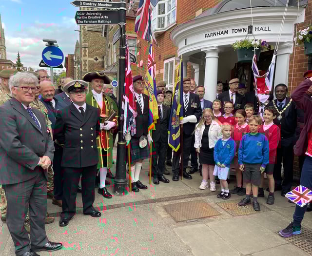 WATCH: Farnham marks 80 years of VE Day