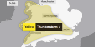 Warning after thunderstorms expected in Surrey and Hampshire