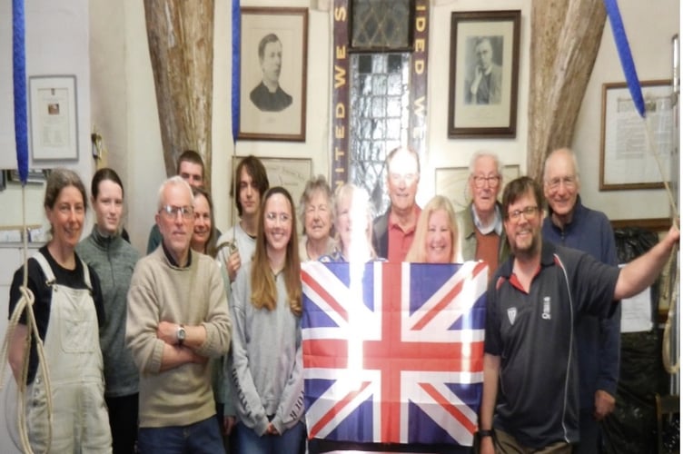 St Peter's Bellringers Petersfield VE Day