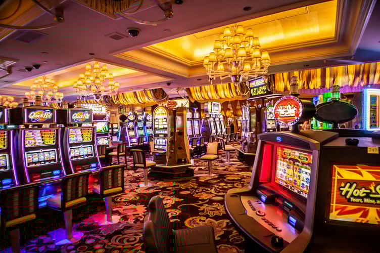 Amusement arcade.