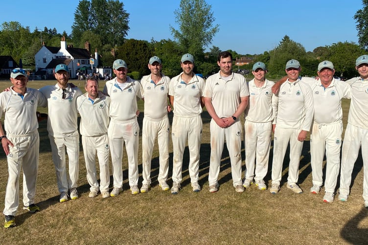Tilford's players were all smiles after beating Blackheath