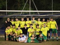 Crookham Rovers under-23s win trophy after dramatic penalty shoot-out