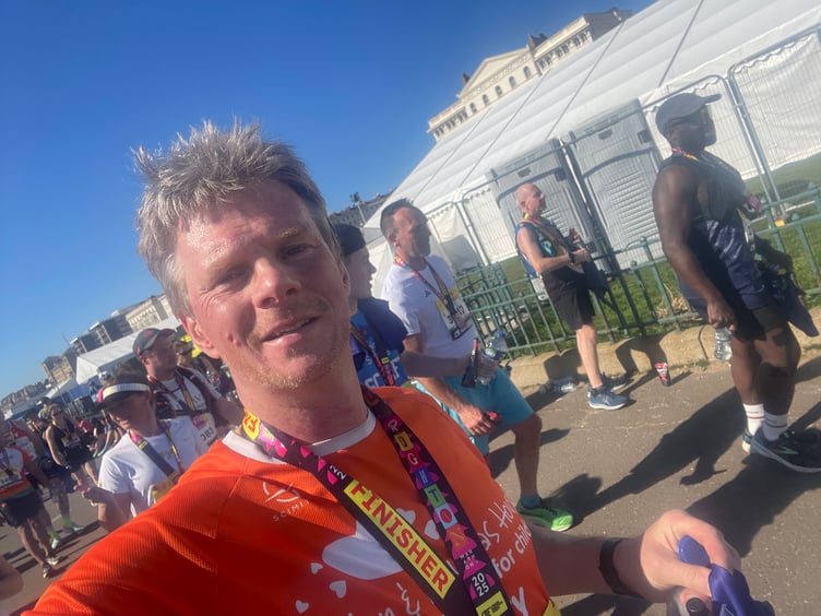 John Lofthouse, Brighton Marathon, April 6th 2025.