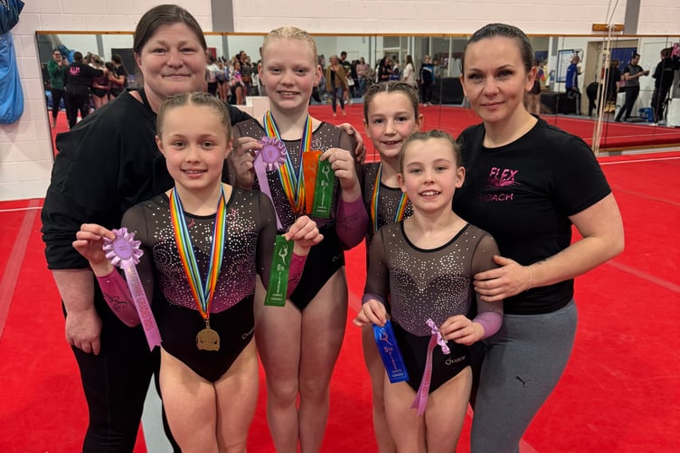 Petersfield's Flex Gymnastics Club impressed at the Hampshire and South Region Grades competitions