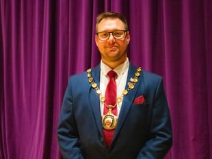 We salute you! Parade Master Chris is new mayor of Petersfield