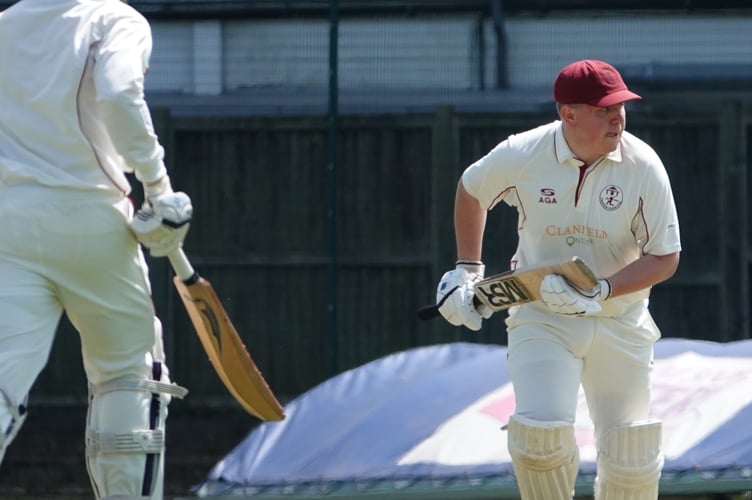 Alex Andrews and Matt Bradley, Clanfield Cricket Club.