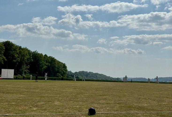Hambledon 4th XI v Petersfield 3rd XI, Broadhalfpenny Down, Hambledon, June 14th 2025.