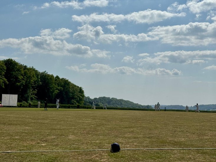 Hambledon 4th XI v Petersfield 3rd XI, Broadhalfpenny Down, Hambledon, June 14th 2025.