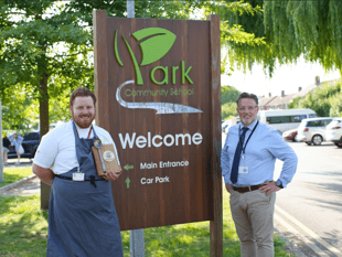 Hampshire school chef Alex Moody wins Jamie Oliver award
