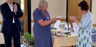 Gardeners serve up tasty donation at charity tea party