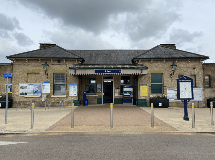 Alton railway station, April 14th 2025.