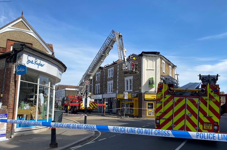 Lavant Street Aftermath Friday morning PIC1