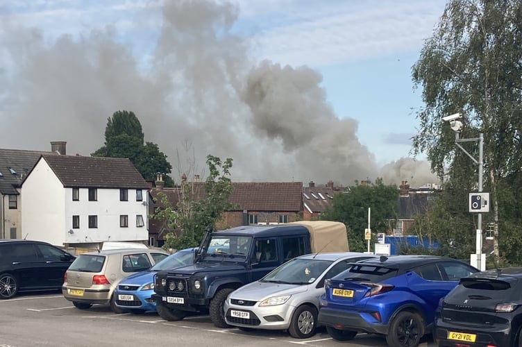 Petersfield station fire Lavant Street
