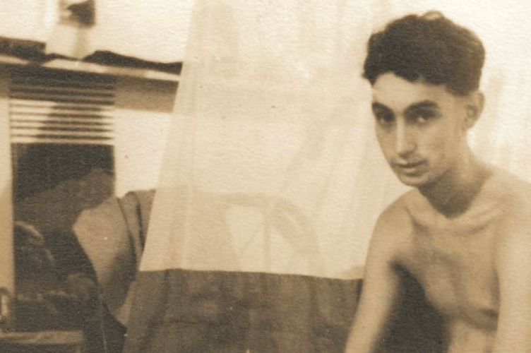 Stain Vaisey recovers in India at the end of World War 2.