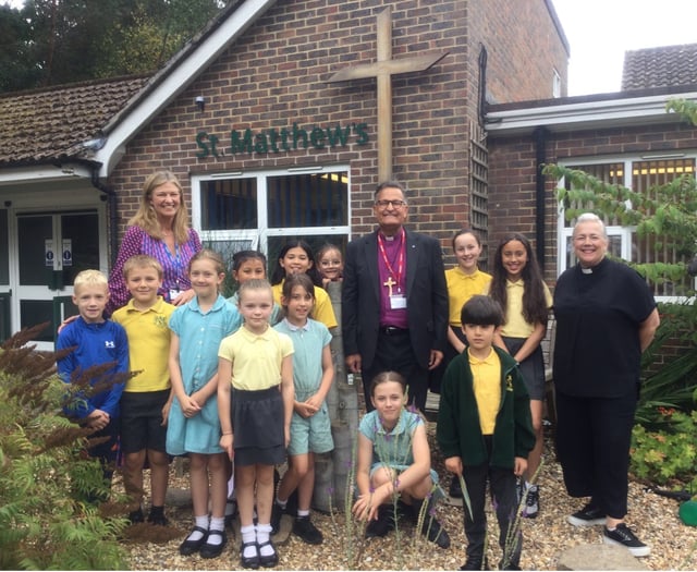 Religious education as Bishop visits Blackmoor school