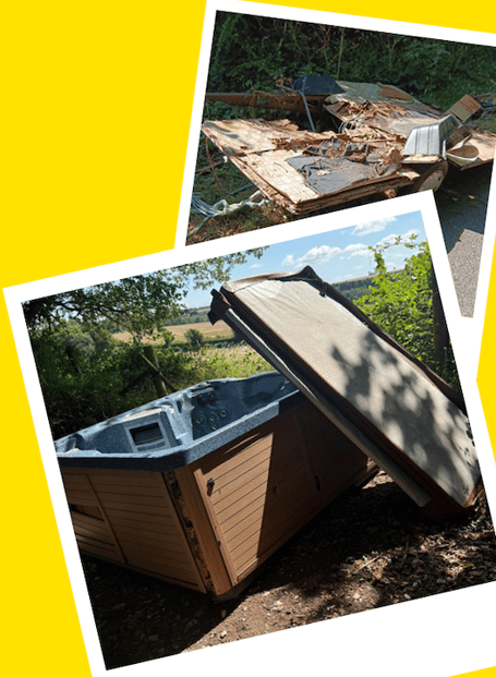 Hot tub, New Barn Lane, Chalton, July 22nd 2025.