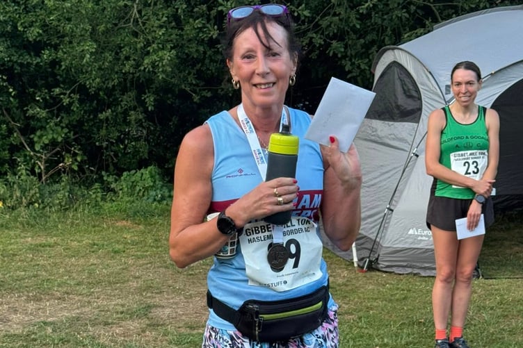 Kay Copeland was first F65 at Gibbet Hill