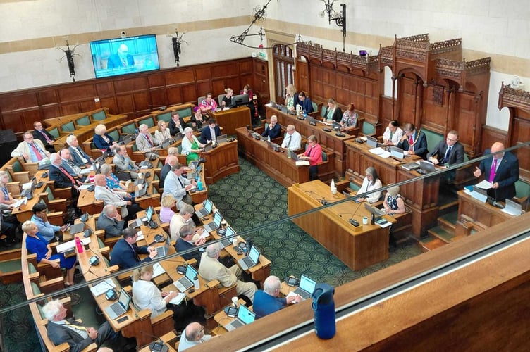 Hampshire County Council full council.