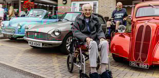 Classic car show delights care home residents