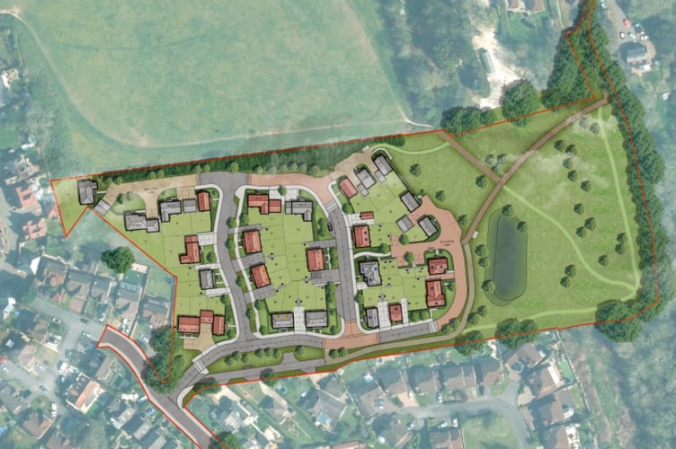 Chalk Hill Road development EHDC Horndean