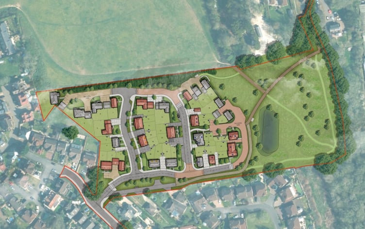 Chalk Hill Road development EHDC Horndean